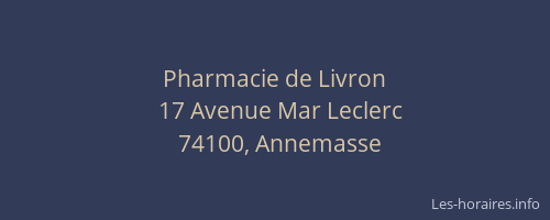 Pharmacie de Livron