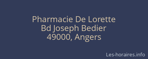 Pharmacie De Lorette