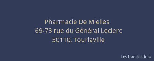 Pharmacie De Mielles