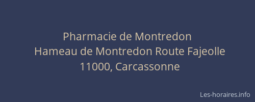 Pharmacie de Montredon