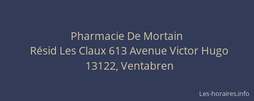 Pharmacie De Mortain