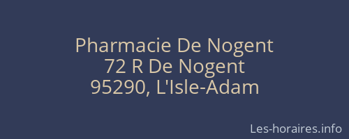 Pharmacie De Nogent