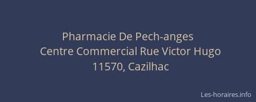 Pharmacie De Pech-anges