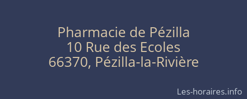 Pharmacie de Pézilla