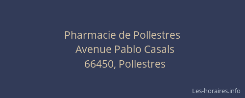 Pharmacie de Pollestres