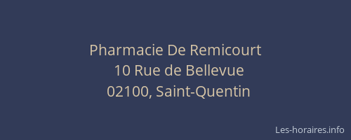 Pharmacie De Remicourt