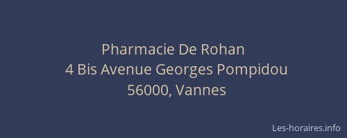 Pharmacie De Rohan