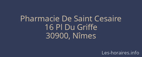 Pharmacie De Saint Cesaire