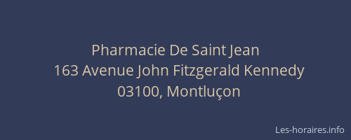 Pharmacie De Saint Jean