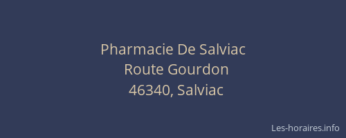 Pharmacie De Salviac