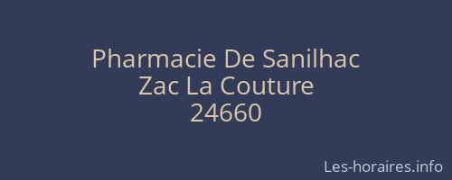 Pharmacie De Sanilhac