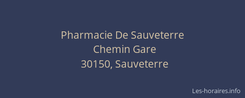 Pharmacie De Sauveterre