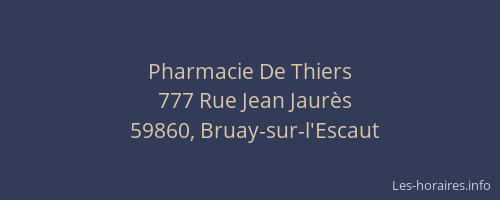 Pharmacie De Thiers