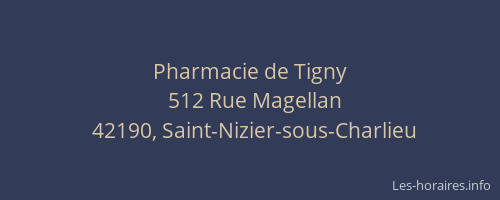Pharmacie de Tigny