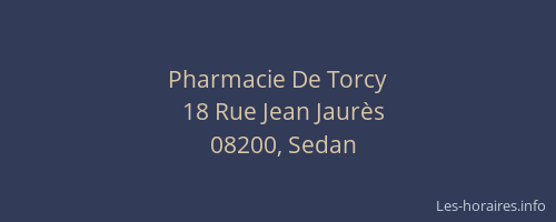 Pharmacie De Torcy