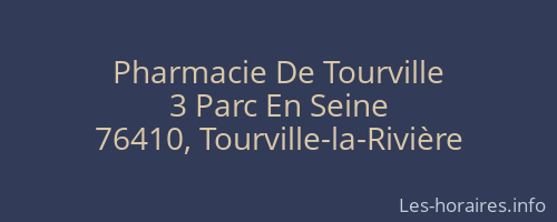 Pharmacie De Tourville