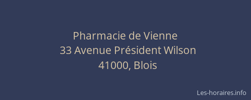 Pharmacie de Vienne