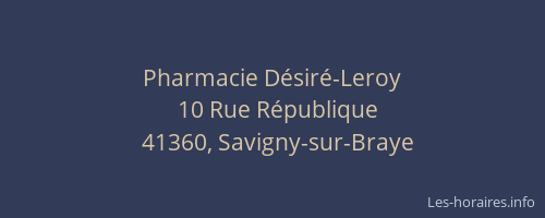 Pharmacie Désiré-Leroy