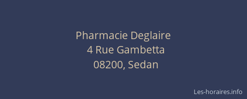 Pharmacie Deglaire