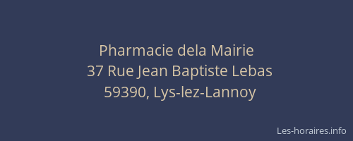 Pharmacie dela Mairie