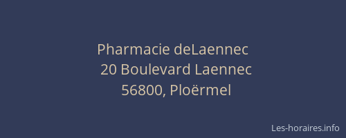 Pharmacie deLaennec