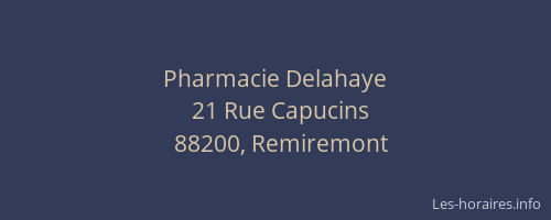Pharmacie Delahaye