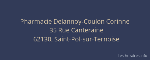 Pharmacie Delannoy-Coulon Corinne