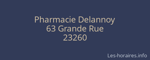 Pharmacie Delannoy