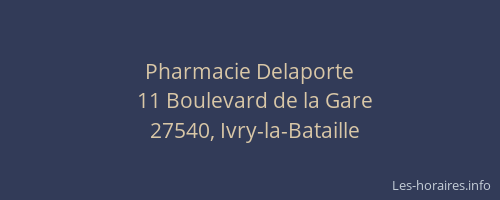 Pharmacie Delaporte
