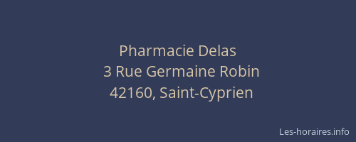 Pharmacie Delas