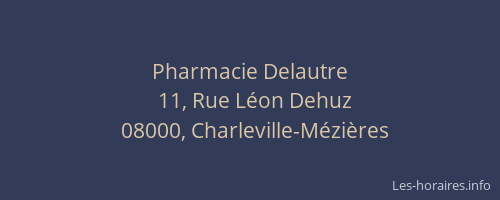 Pharmacie Delautre