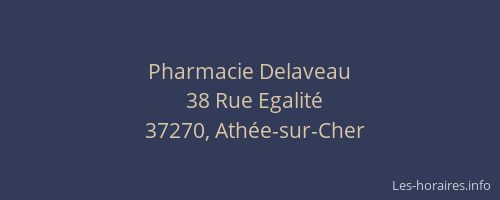 Pharmacie Delaveau