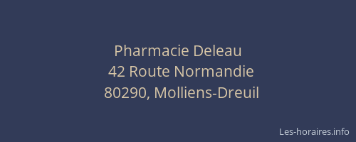 Pharmacie Deleau