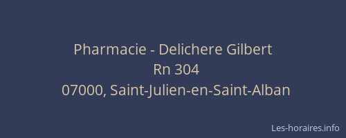 Pharmacie - Delichere Gilbert