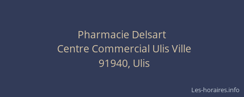Pharmacie Delsart