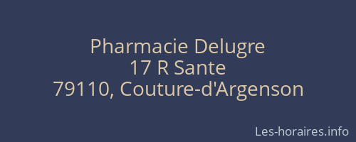 Pharmacie Delugre