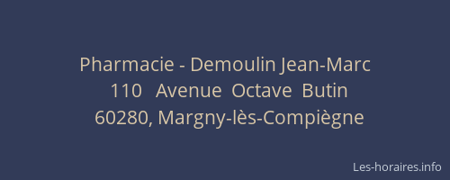 Pharmacie - Demoulin Jean-Marc