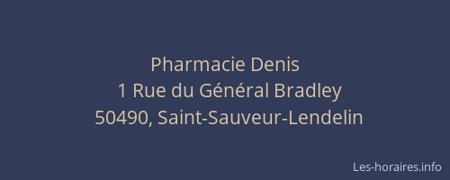 Pharmacie Denis