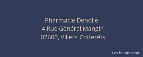 Pharmacie Denolle