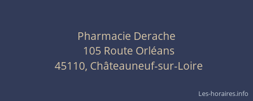 Pharmacie Derache