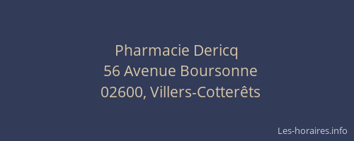 Pharmacie Dericq