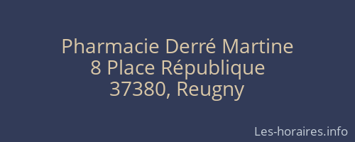 Pharmacie Derré Martine