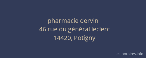pharmacie dervin