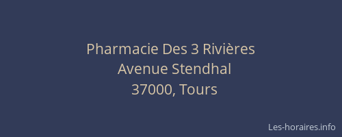 Pharmacie Des 3 Rivières