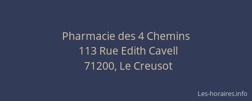 Pharmacie des 4 Chemins