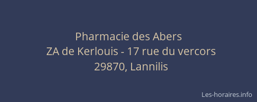 Pharmacie des Abers