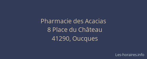 Pharmacie des Acacias