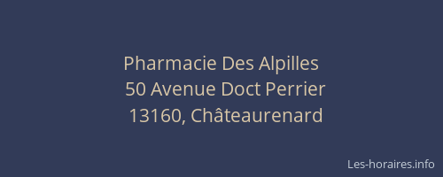 Pharmacie Des Alpilles