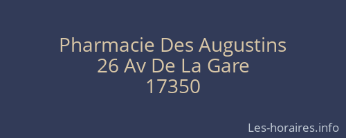 Pharmacie Des Augustins