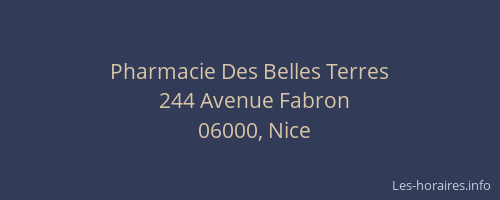 Pharmacie Des Belles Terres